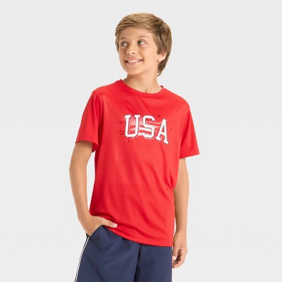 Boys' Short Sleeve 4th of July T-Shirt - All In Motion™