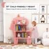 Infans Unicorn Bookcase for Kids 3-Tier Toy Storage Organizer with Open Storage Shelves - 4 of 4