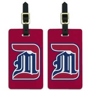 University of Detroit Mercy Primary Logo Luggage ID Tags Suitcase CarryOn Cards  Set of 2 - 1 of 4