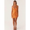 Mocamel Womens Y2k Sequin Beaded Mini Dress With Scarf Strapless Sparkle Short Dresses Summer Club Party Glitter Dress - 3 of 4