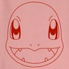 Juniors Womens Pokemon Charmander Line Art Face Sweatshirt - 2 of 3