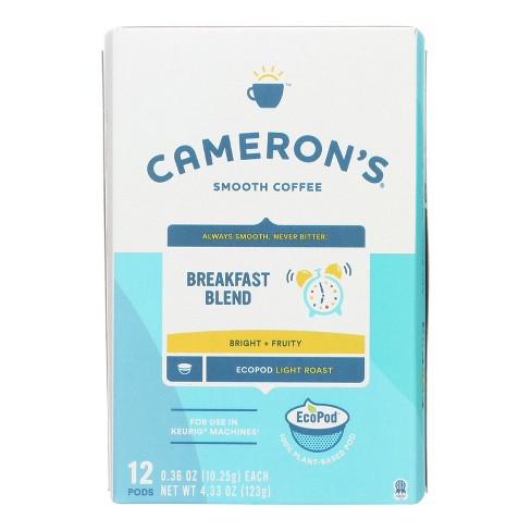 Cameron's Specialty Coffee Breakfast Blend - Case Of 6 Boxes/12 Pods/4. ...