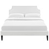 Modway Laura Queen Platform Bed – Vinyl Upholstery with Squared Tapered Legs - 4 of 4