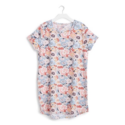 Vera Bradley Women's Outlet Cotton Blend Short-Sleeved Night Dress