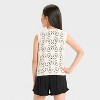 Girls' Open Work Sweater Vest - art class™ - 2 of 3