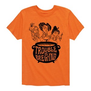 Boys' - Hocus Pocus - Trouble is Brewing Short Sleeve Graphic T-Shirt - 1 of 4