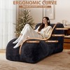 AENKYO Ergonomic Bean Bag Sofa Chair Lounger with Full-Body Support, Soft Portable Foam Filler No Installation for Living Room & Bedroom - 3 of 4