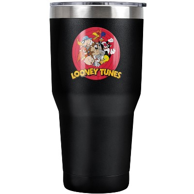 Looney Tunes Character Logo Steel Tumbler 30oz Coffee Travel Mug