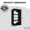 APRILSOUL Short Tower Unit Wall Mount 3-Shelf Wood Closet System - 4 of 4