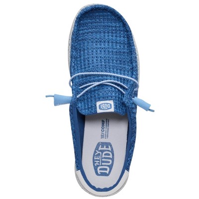 HEYDUDE Mens Wally Slip Multi Mesh , Ensign Blue/Multi, 10 — фото 2