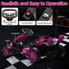 24V Kids Ride on Go Kart, 7.5mph Variable High Speed Drifting Car, 7ah Battery 200W*2 Motors, Power Display Racing Toy for for 6+ - 3 of 4