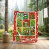 Lomsoe Grinch Christmas Blanket, Holiday Flannel Throw, Cozy Green Xmas Gift for Families. - 3 of 4