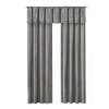 Kate Aurora Modern Lux Complete 3 Piece Chenille Curtain Panels & Valance Set - 2 of 2
