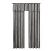 Kate Aurora Modern Lux Complete 3 Piece Chenille Curtain Panels & Valance Set - image 2 of 2