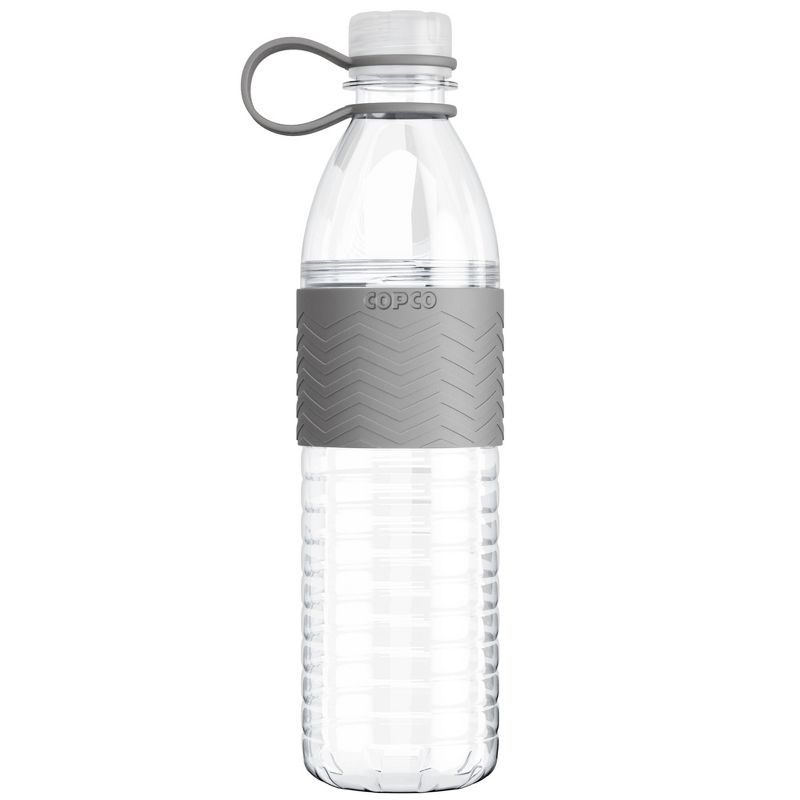 Copco Hydra Sports Water Bottle 20 Ounce Non Slip Sleeve BPA Free Tritan Plastic Reusable, 1 of 8