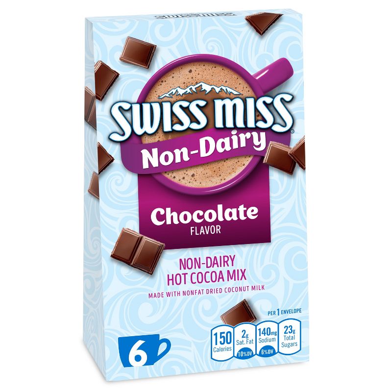Swiss Miss Non Dairy Hot Cocoa Mix - 7.38oz/6pk, 1 of 13