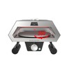 Turpone Mini 12" Rotating Stone Outdoor Portable Propane 1200 BTU Pizza Grill: Compact, High-Performance - 3 of 4