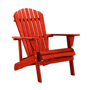 Saint Birch Outdoor Adirondack Wooden Chair - 1 of 4