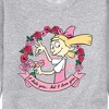 Men's - Hey Arnold! - Valentine's I Love You Graphic Fleece Sweatshirt - 2 of 4
