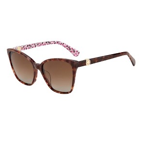 Kate Spade KS Amiyah/G/S 086_LA Womens Cat-Eye Polarized Sunglasses Havana 56mm - 1 of 3
