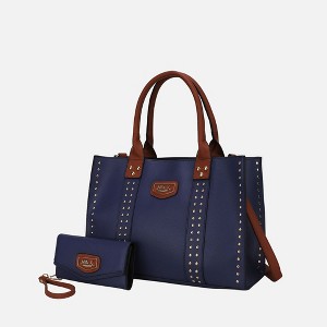 MKF Collection Davina Vegan Leather Women’s Tote Bag with wallet by Mia K - 1 of 4