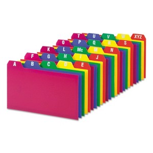 Oxford Card Guides Alpha 1/5 Tab Polypropylene 3 x 5 25/Set 73153 - 1 of 1