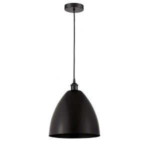 Edison Dome - 1 Light Cord Hung Mini Pendant In Industrial Style-14.75 Inches Tall and 12 Inches Wide - 1 of 1