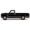 1972 Chevrolet Cheyenne C10 Short Bed Pickup Truck Black "Hobby Exclusive" Series 1/64 Diecast Model Car by Greenlight - 3 of 4