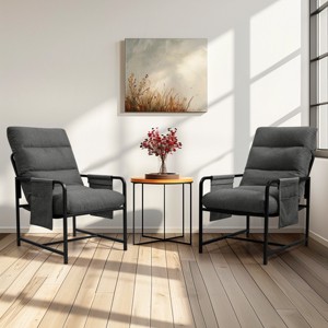 Subrtex Accent Chair for Living Room, Bedroom, Modern Armchair with Metal Frame - 1 of 4
