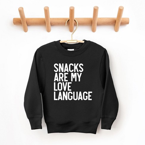 The Juniper Shop Snacks Are My Love Language Youth Graphic Sweatshirt - image 1 of 2