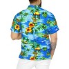 LA LEELA Men's Hawaiian Shirts Short Sleeve Button Down Shirt Mens Tropical Shirts Casual Vacation Summer Party Caribbean Shirts Funny - 2 of 4