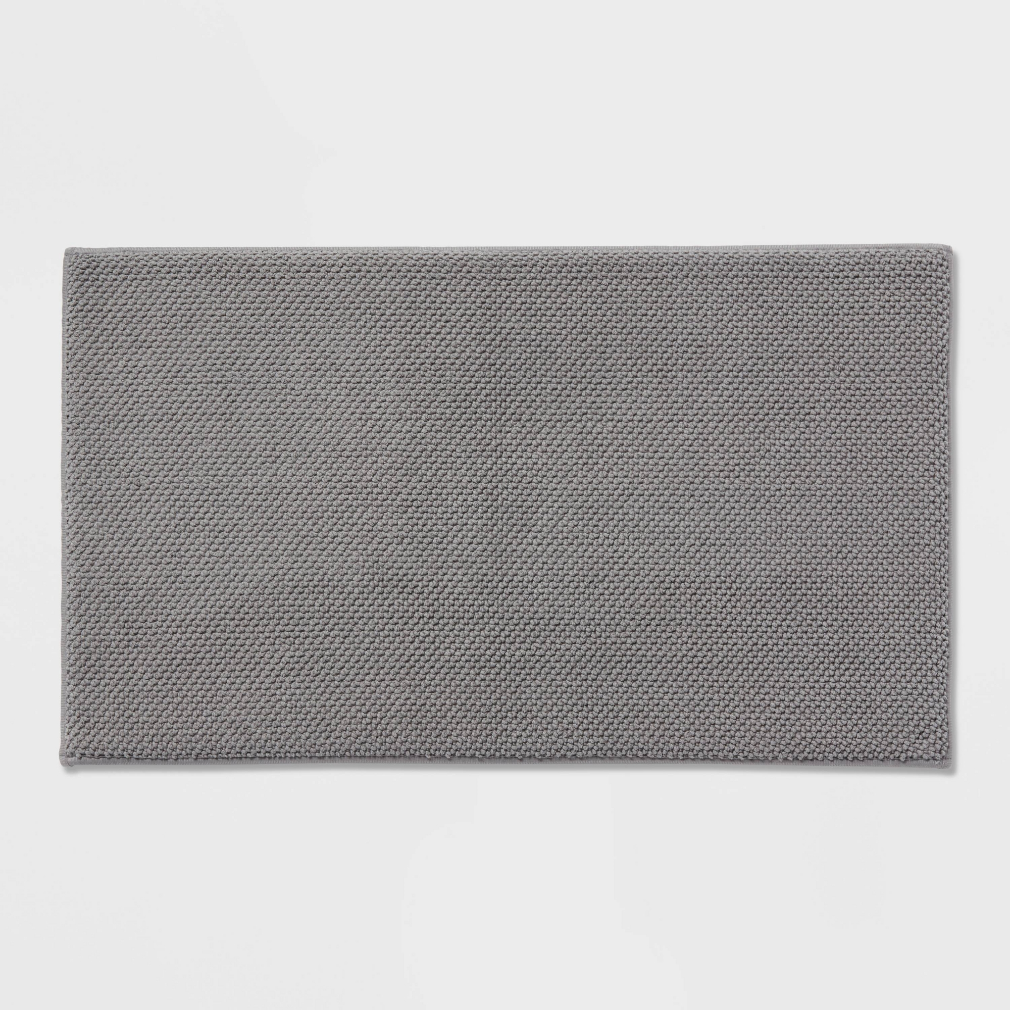 20"x34" Performance Plus Cotton Memory Foam Bath Rug Dark Gray - Threshold™