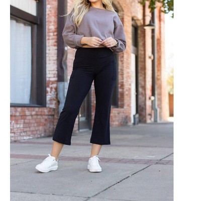 Women's Delilah Kick Flare Leggings With Pockets - Julia Rose