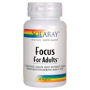 Solaray Dietary Supplements Focus for Adults Capsule 60ct