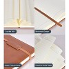 Lined Journal Notebook for Women Men,256 Pages A5 Hardcover Leather Journals for Writing,Travel,Business,Work & School - 4 of 4