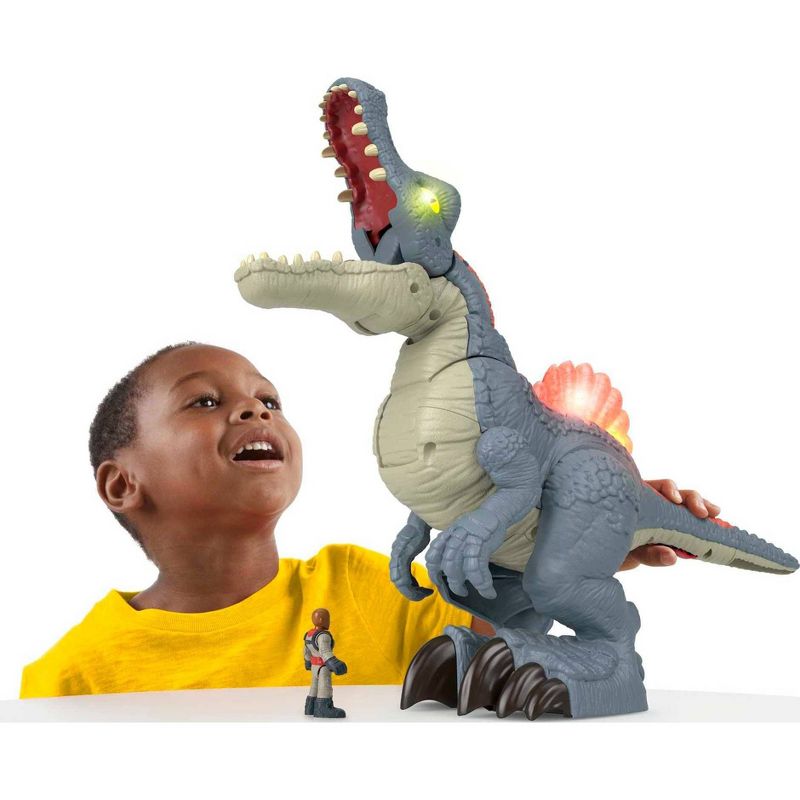 Fisher-Price Imaginext Jurassic World Ultra Snap Spinosaurus Dinosaur, 3 of 8