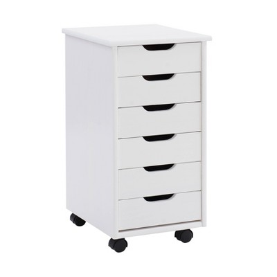 White 3-Drawer Gift Wrap or Craft Storage Cart