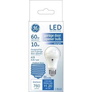 GE Household Lighting Daylight LED 60W A19 Garage Door Opener Bulb - 1 of 3