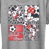 Women's - Disney - Minnie Soccer Short Sleeve Graphic T-Shirt - 2 of 4