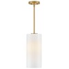 Lark Lane 1 - Light Pendant in  Lacquered Brass/Cased Opal - 3 of 4