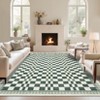 Modern Stripe Geometric Area Rugs Washable Soft Rug for Living Room Thin Low Pile Non Slip Stain Resistant Carpet for Bedroom Office - 3 of 4