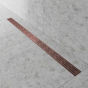 Linear Shower Drain -C06 Brushed Copper - 48 Inches - 1 of 4