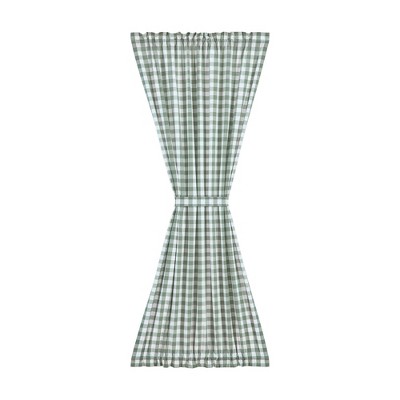 Annie Buffalo Green Check Door Panel 72x40  VHC Brands