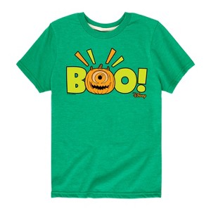 Boys' - Monsters, Inc. - Mike Wazowski Halloween Boo Pumpkin Short Sleeve Graphic T-Shirt - 1 of 4