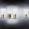Urban Ambiance Luxury Traditional Bath Light 7.625''H x 23''W,  Polished Nickel Finish,  Esperance Collection, UHP4152 - 4 of 4