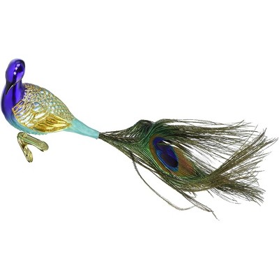 Old World Christmas Glass Blown Ornament, Magnificent Peacock