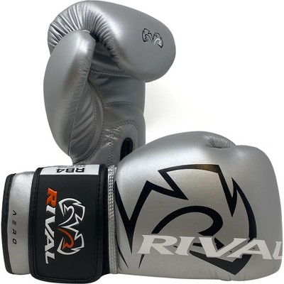 Rival Boxing RB4 Aero Hook and Loop Bag Gloves - Small - Silver