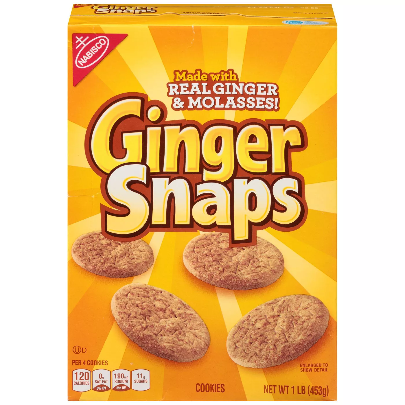 Nabisco Ginger Snaps Cookies - 16oz - image 1 of 15