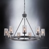 Urban Ambiance Luxury Rustic Chandelier,  24-7/8" x 36",  Charcoal Finish, UHP2892 - 3 of 4