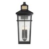 Savoy House Kingsley 4 - Light Wall Light in  Matte Black/Warm Brass - 2 of 4